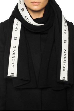 Logo-embroidered scarf, zdjęcie 2 Logo-embroidered scarf od Givenchy